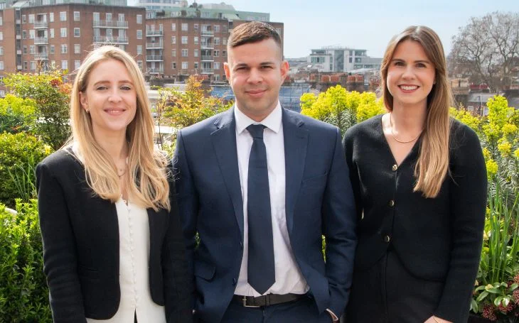 Julia Slack, Robert Lerner, Hannah Reason - Knight Frank Lettings Manager