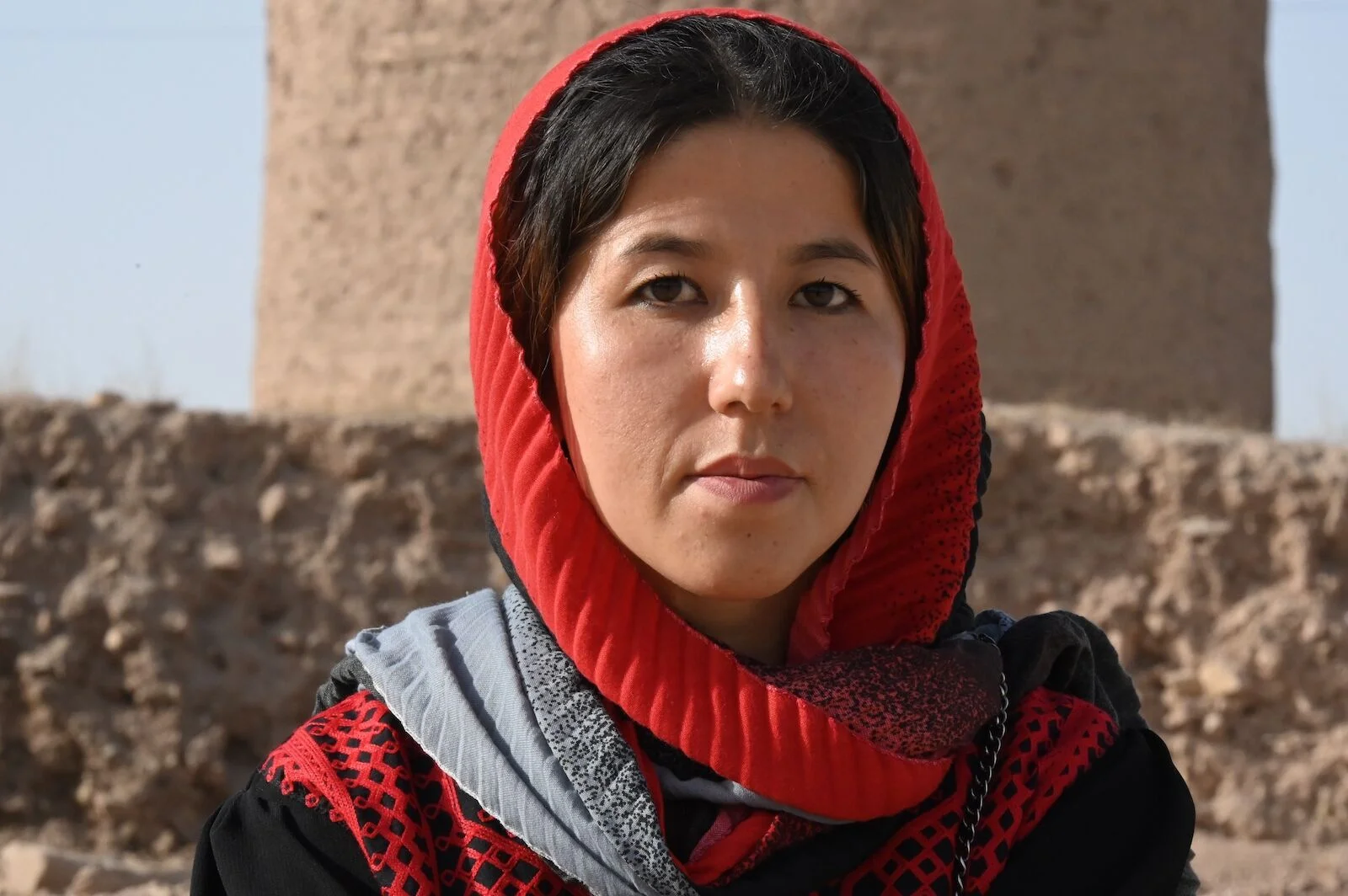 Portrait of Fatima Haidari, Afghanistan's first female tour guide