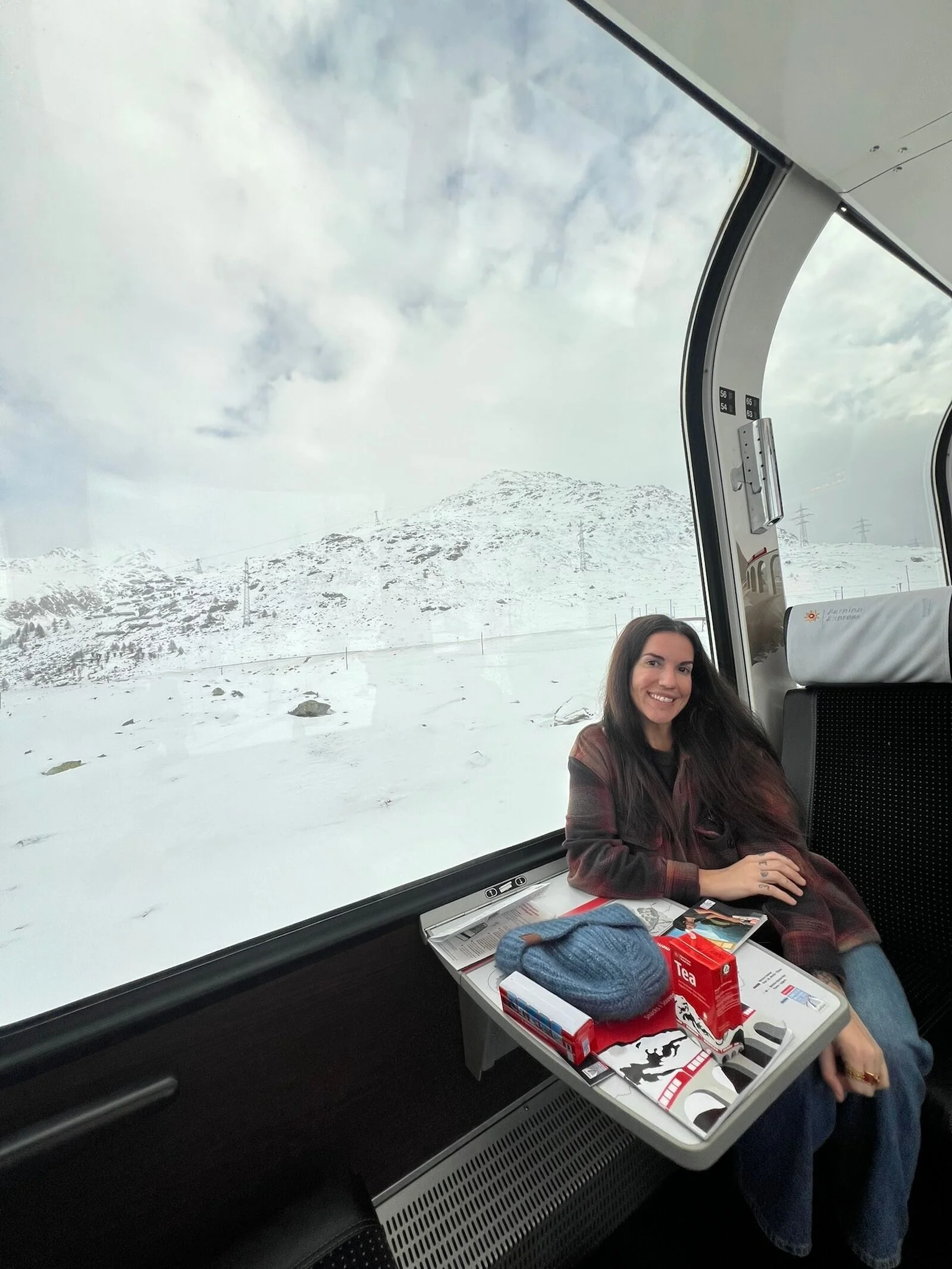bernina express panoramic windows train through the swiss and italian alps