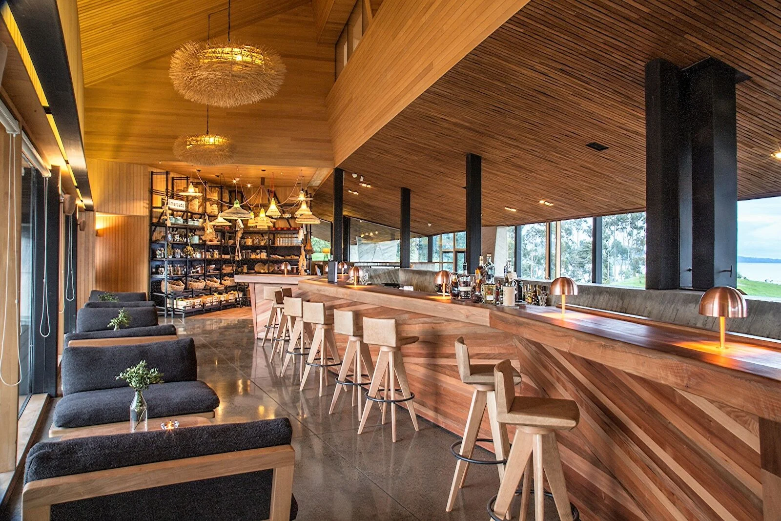 bar at Refugia Chiloé